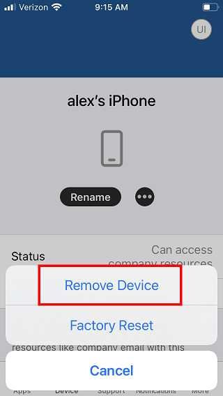 removedevice